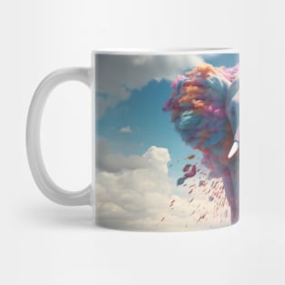 Pop Surrealistic Colorful Elephant Mug